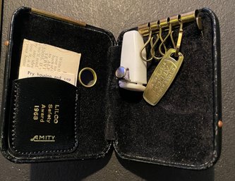 Vintage Amity Key Kaddy LILCO Flint Engine Employee Safety Recognition Gift-Box