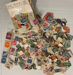 Large Amount Of Various Stamps In Cigar Box