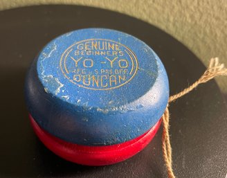 VINTAGE 1940s BOSCO CHOCOLATE MILK DUNCAN YO YO Wooden Beginners BOSCO BEAR YO-YO