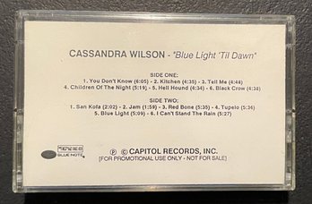Blue Note / Capitol Records CASSANDRE WILSON Extremely Rare JAZZ Promo Cassette Tape