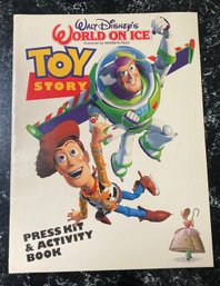 1996  Walt Disneys  Toy Story World On Ice Press Kit & Activity Book