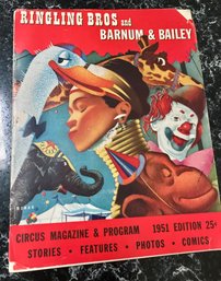 1951 Ringling Bros And Barnum & Bailey Circus Magazine & Program