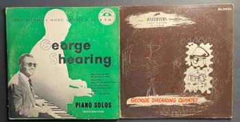GEORGE SEARING Jazz Piano Solos & GEORGE SEARING Quintet 10' Vinyl Jazz Records