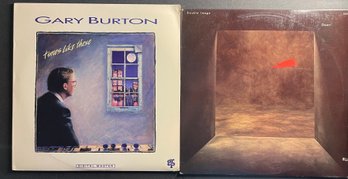 2 Albums: GARY BURTON (Promo) & DOUBLE IMAGE LP Dawn 1979 ECM Vinyl