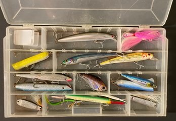 PLANO Plastic Fishing Tackle Storage Container With Lures