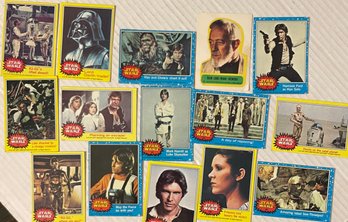 Box Of Over 250 STAR WARS Cards From 1977