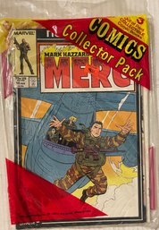 VINTAGE 1990 MEGACARDS COMICS COLLECTOR'S SEALED  3-PACK - OUT OF PRINT COLLECTIBLE COMICS