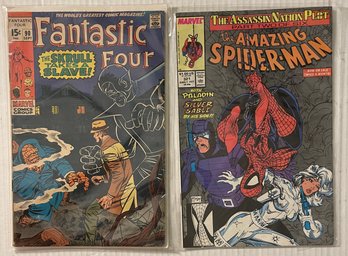 2 Older Aged Comic Books Found Bagged - See Pics For Titles, Series Etc.