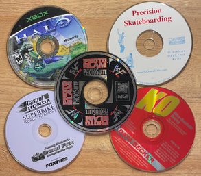 5 Mixed Video System GAMES Discs AS SHOWN
