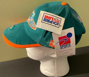 Vintage Miami Dolphins NFL Cap Sports Specialties Pro Line New Old Stock With Tags