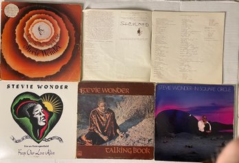 Lot Of 4 STEVIE WONDER Vinyl LP Albums