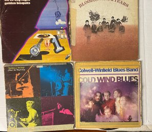 Lot Of 4 Vinyl Records: 3 DOG NIGHT, BLOOD SWEAT TEARS, COLWELL-WINFIELD, VANILLA FUDGE