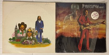 2 Vinyl Records: History AMERICA Greatest & John Entwistle  With Joe Walsh