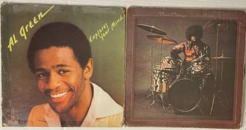 2 Vinyl Records: AL GREEN & BUDDY MILES