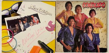 2 Vinyl Records: NEW EDITION & MENUDO