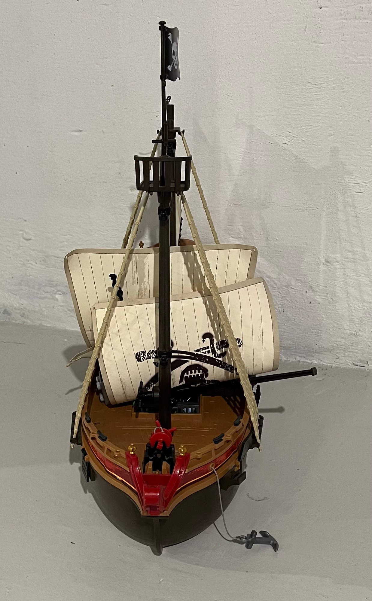 Playmobil # 5135 Large Pirate Ship Boat *Incomplete Set