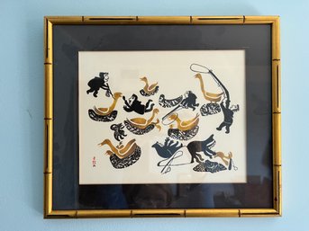 CHASING THE GEESE Pitseolak Ashoona