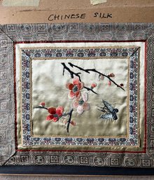 Chinese Silk For Framing Or Pillow Case