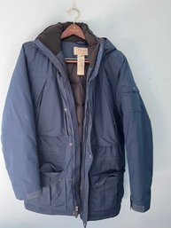 Barely Worn Mens Large / Tall Warm Jacket With Hood
