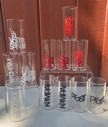 Celebration Toasting Glassware Vintage Crate & Barrel Glasses