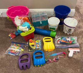 Kids Beach/Water Items And Unicorn Floaty / Inner Tube Type Thing