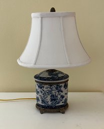 Blue/white Small Table Lamp