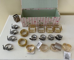 Napkin Ring Collection, 4 Sets