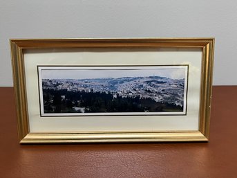 Panoramic Photograph Of Jerusalem.