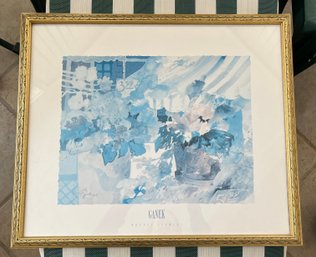 Print Of Flowers By New Jersey Artist Dorothy Skeados Ganek.