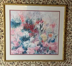 Impressionistic Floral Oil Painting By Henrietta Milan
