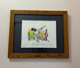 Framed Print From The Story People Collection By Artist Brian Andreas