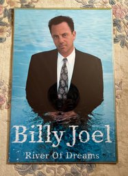 Promotional Poster For Billy Joel's 1993 Album 'River Of Dreams.'