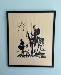 Vintage Picasso Print: Man Of La Mancha Don Quixote