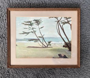 Painting That Almost Looks Like A Photograph Of Beach