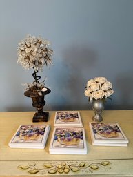 Flower Coasters And Vases