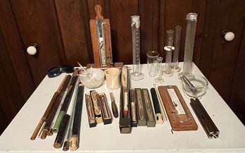 Hydrometers, Graduated Cylinders, And More