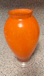 Rosenthal Studio Line Orange Crystal Vase