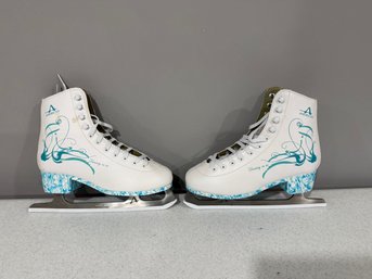 Pair Of Women's Fashion Ice Skates By American Athletic Shoe Company.