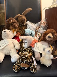 Stuff Animals: Steiff With Tags, Jelly Cat, And More