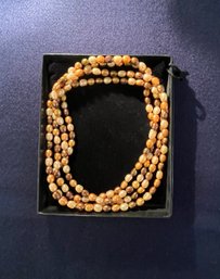 Bronze Pearl Necklace