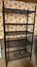 Black Metal 5 Shelf