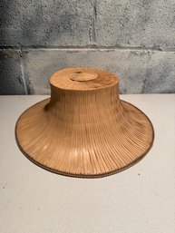 Traditional Woven Southeast Asian Conical Hat, Likely A Ngob Hat