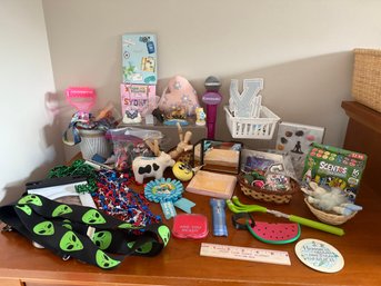 Kids Junk Drawer: Jibbitz, Stickers, Alien Suspenders, Scented Markers, Healing Stones & More
