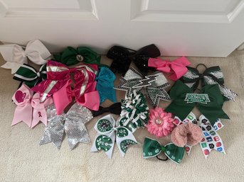 Bows And Lucky Charm Claw Clip