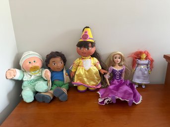 Dolls: Cabbage Patch Baby, Dora, Diego Tangled  And Shrek