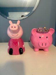 Peppa Pig Piggy Bank And Princess Bank
