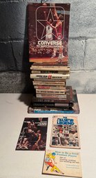 Books 15: Vintage Sports Books: 1977 Basketball Yearbook, Lawrence Taylor, Go Bird Go, Long Run, & More