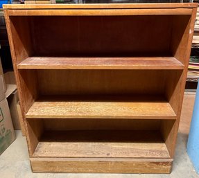 All Wood 3 Shelf Book Case