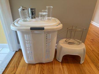 Bathroom Accessories: Hamper, Step Stool, And More