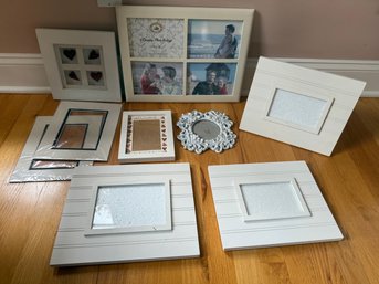White Frames And Heart Decor